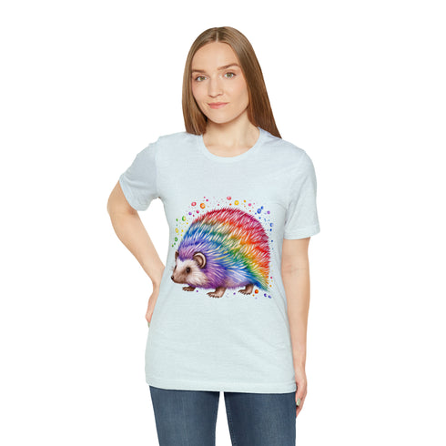 Rainbow Hedgehog - Short Sleeve Tee